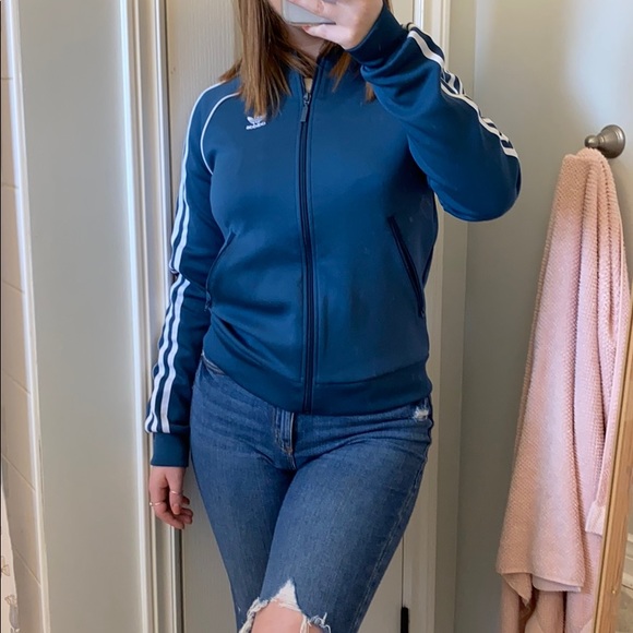 ADIDAS - XS Teal Track Jacket - Picture 4 of 4